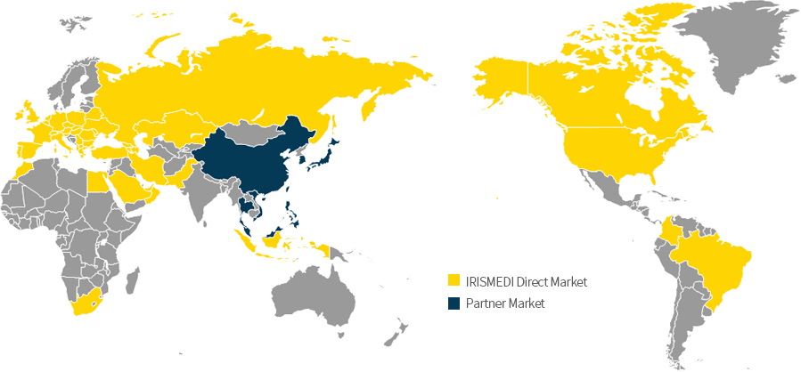 our global reach map